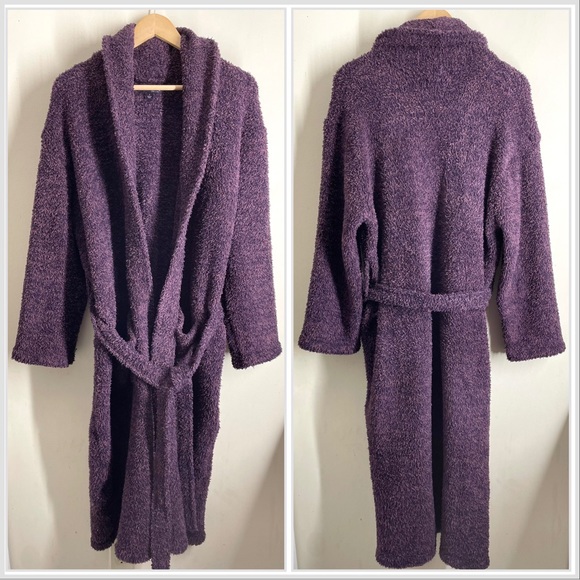 Barefoot Dreams CozyChic Robe Purple size S/M (1) - Picture 2 of 15